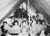 Tent Classroom durin (480Wx349H) - Tent Classroom during 1954 flood 